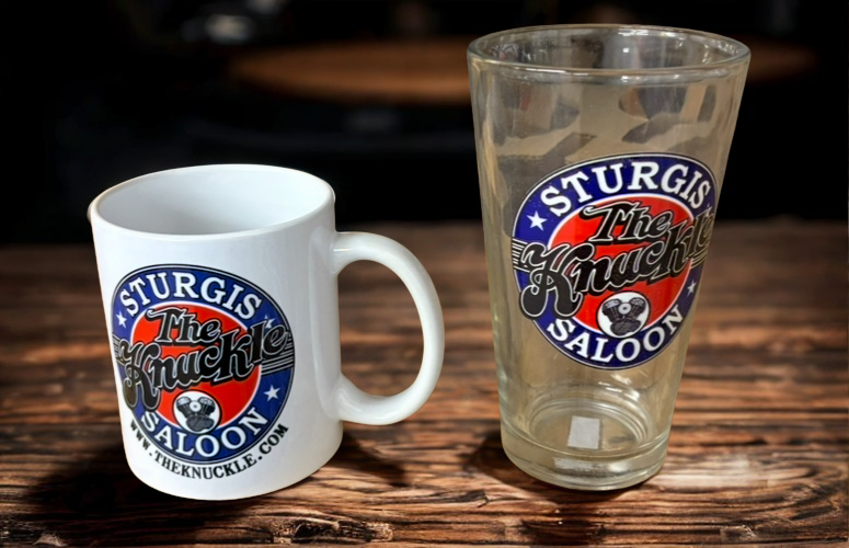 Knuckle Saloon 16 oz. Pint Glass