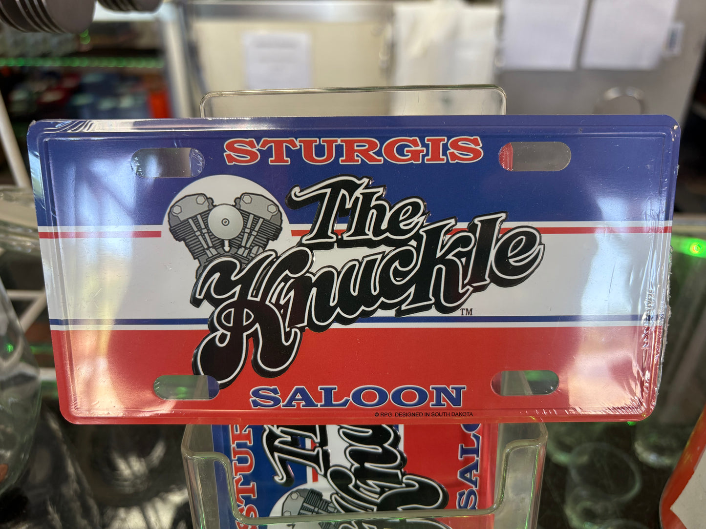 The Knuckle License Plate