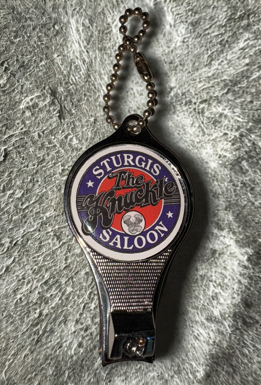 Knuckle Logo Nail Clipper Keychain