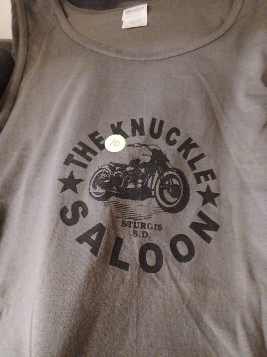 Motorcycle Two Star Muscle Tank