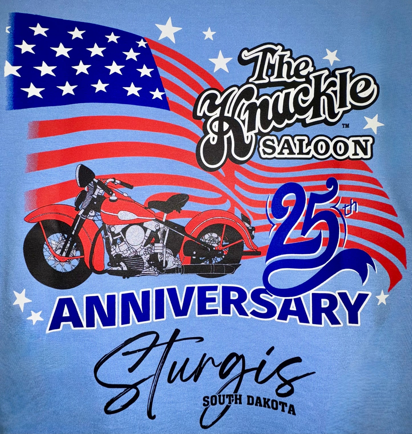 25th Anniversary Knuckle Saloon T-Shirt