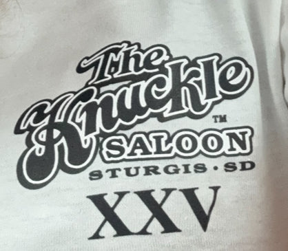 25th Anniversary Knuckle Saloon T-Shirt