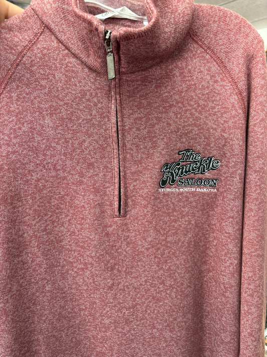 Knuckle Sweater Zip Neck