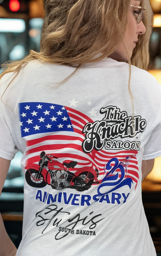 25th Anniversary Knuckle Saloon T-Shirt